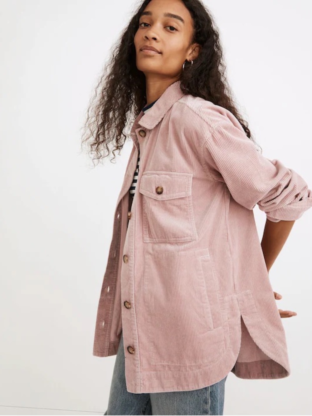 Madewell Corduroy Yorkway Shirt-Jacket Oversized XS